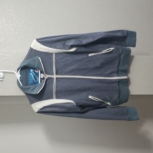 Vintage All weather sportswear by guess Zip up in Blue/white